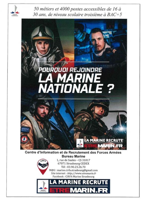 La Marine Nationale recrute - Visuel