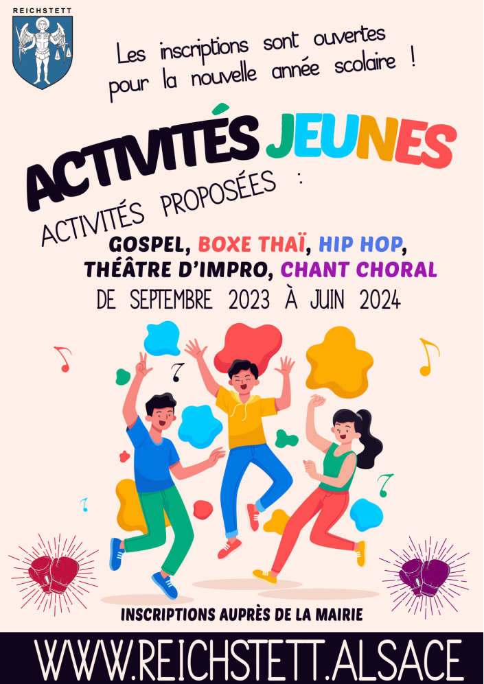 activités jeunes 2023 - 2024