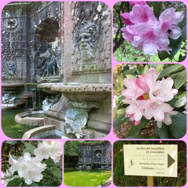 Jardins du chateau de Tévarez